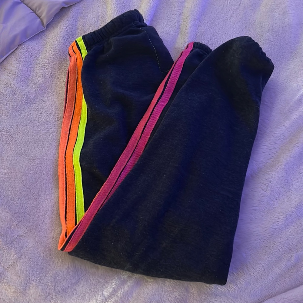Aviator Nation 5 stripe sweatpants.